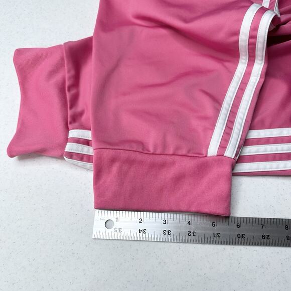 Adidas Pants Womens 3X Jogger Track Pant Bubblegum Pink Stripes Lounge Athletic - Picture 13 of 14